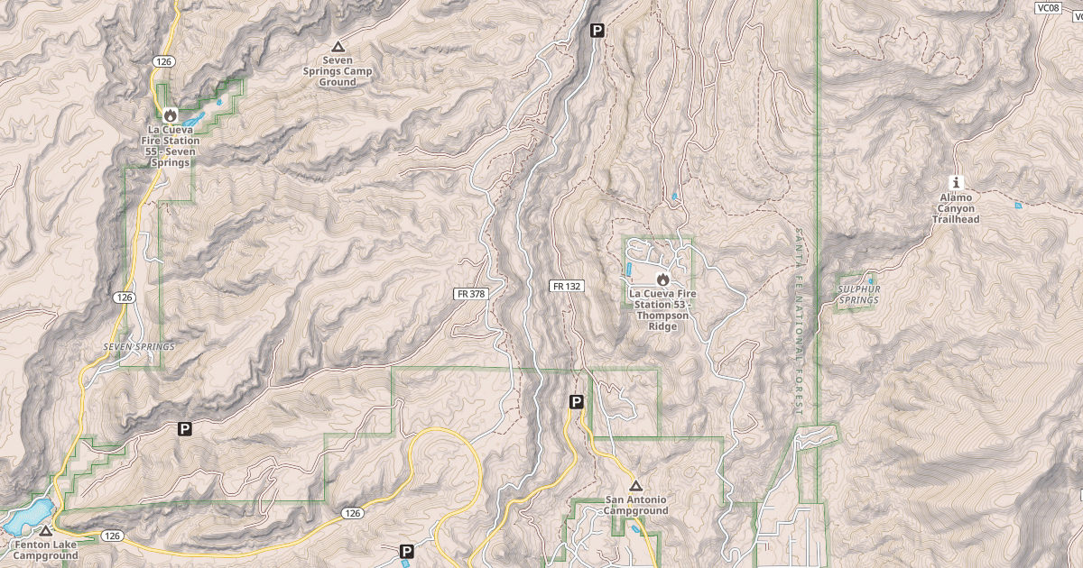 Map preview of LAKE FORK CANYON