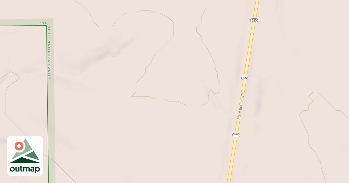 Map of USFS National Forest System Roads {C7752232-51FA-4B77-944A-5822F28AB07C}