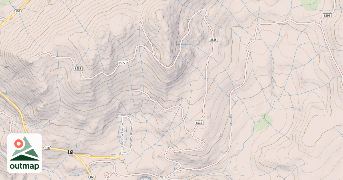 Map of BONERIDGE