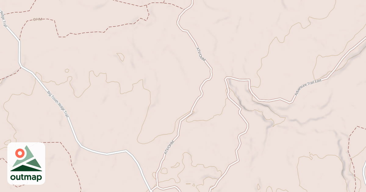 Map of Straight Arrows Trail