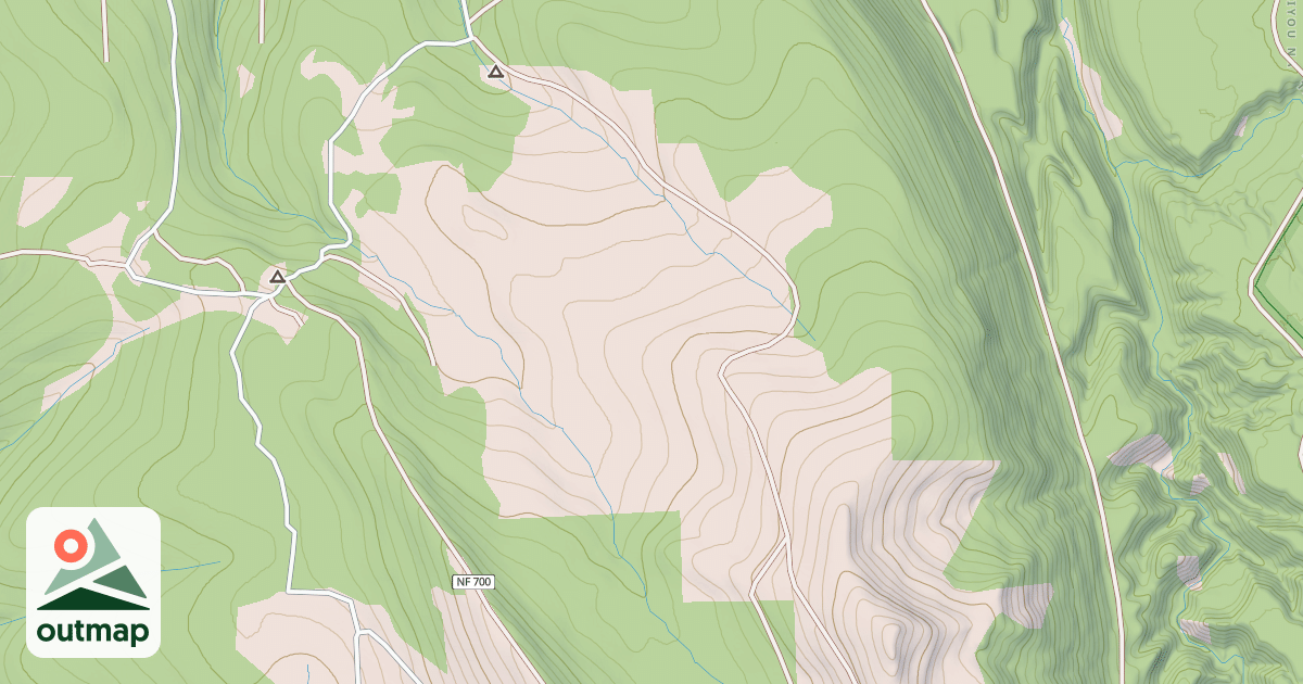 Map of HUCKLEBERRY MOUNTAIN
