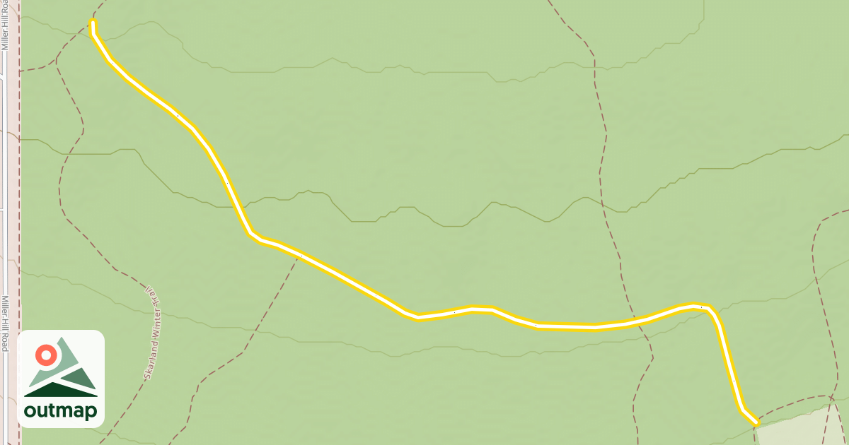 Map of Skarland Summer Trail