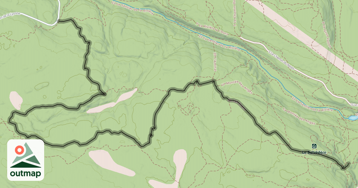 Map of 30 Les Crans