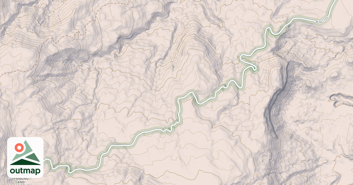 Map of BLM National GTLF Public Motorized Roads eee5c419-e6e0-4dcb-b787-bc41ab68f2da
