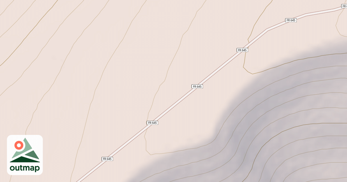 Map of USFS Motor Vehicle Use Map Roads {FB9550B9-C395-4484-A21B-F943D537B603}