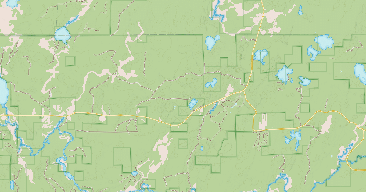 Map preview of USFS Motor Vehicle Use Map Trails 6658