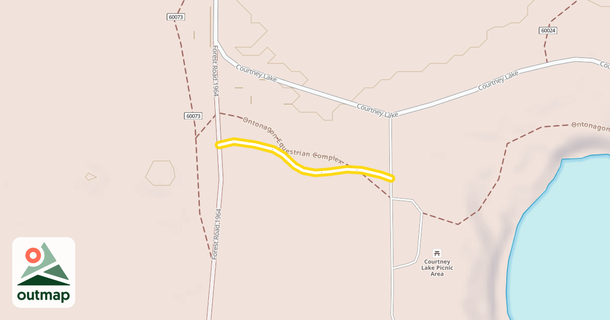 Map of Ontonagon Equestrian Complex