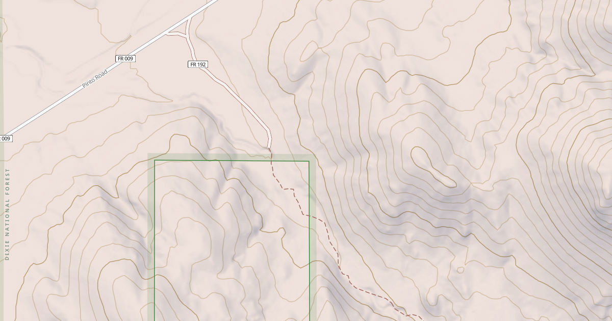 Map preview of USFS Motor Vehicle Use Map Roads {43DC7931-F162-43EE-853A-DDFF195991C6}
