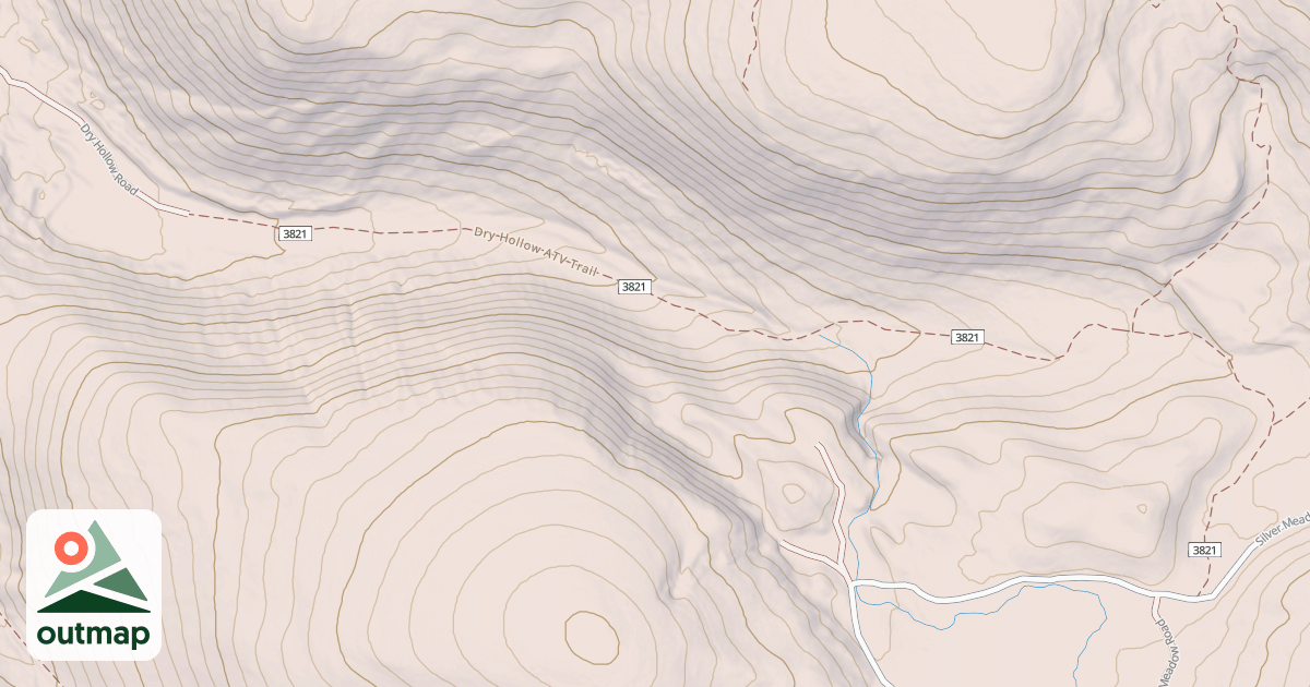 Map of DRY HOLLOW ATV TRAIL