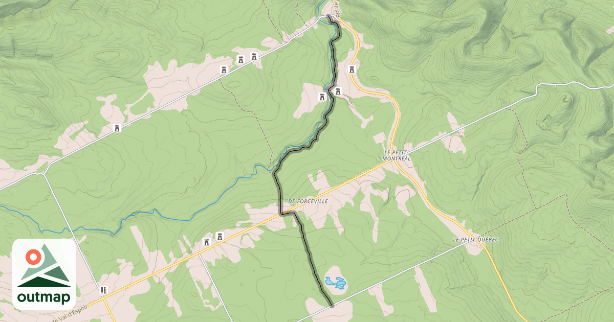 Map of Coin du Banc à Percé