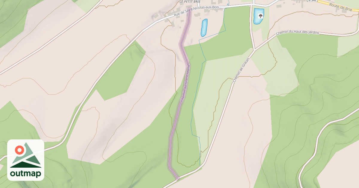 Map of Chemin du Grand Marias