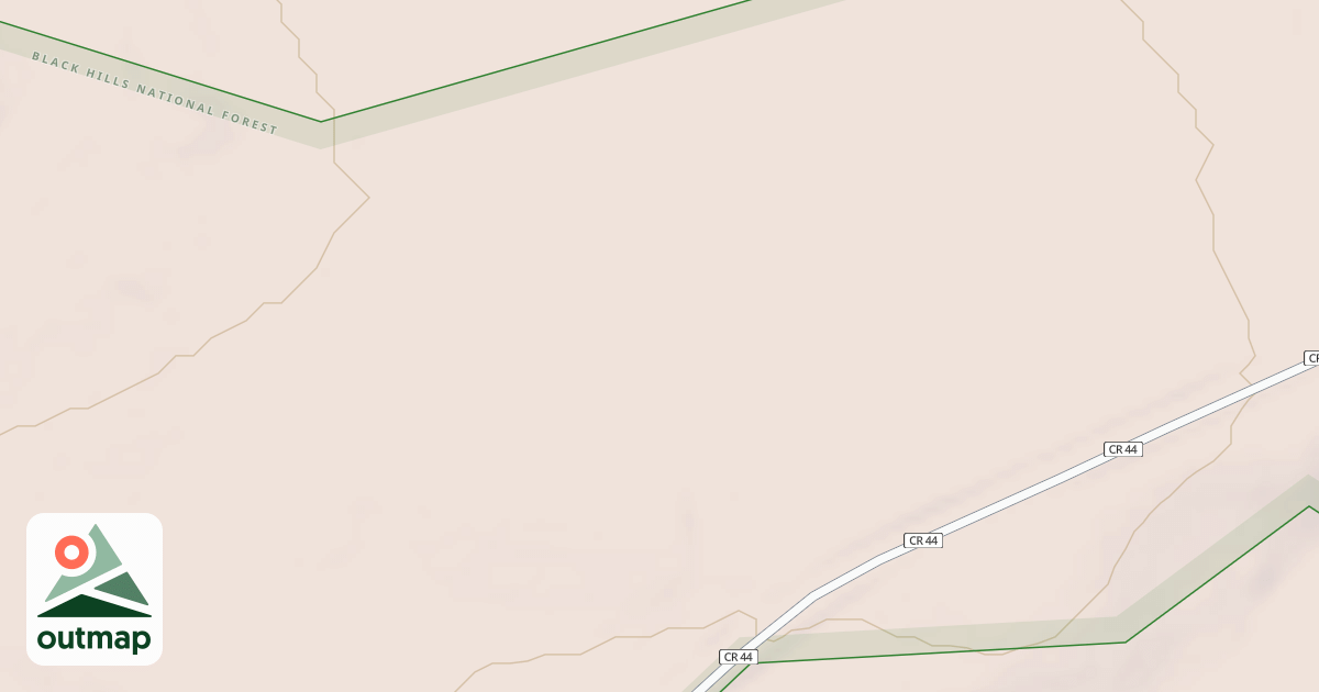 Map of COUNTY 044 BR 1A