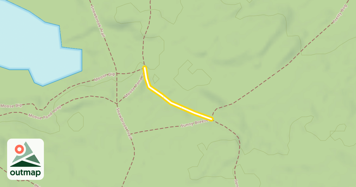 Map of Pretty Bog