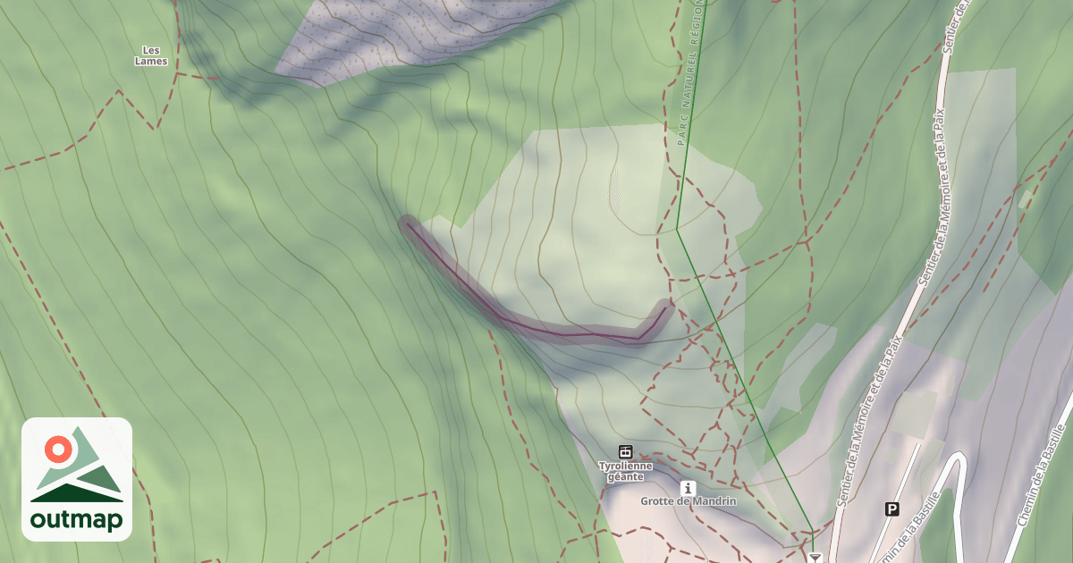 Map of Père Gras