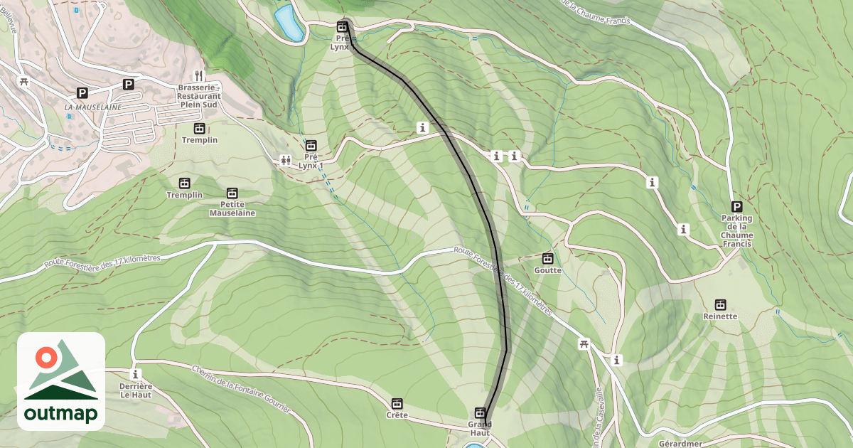 Map of Le Cerf