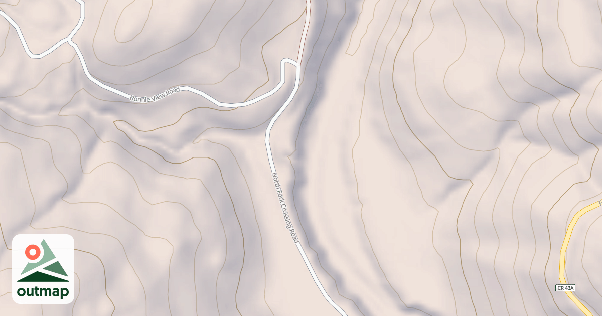 Map of NORTH FORK CROSSING