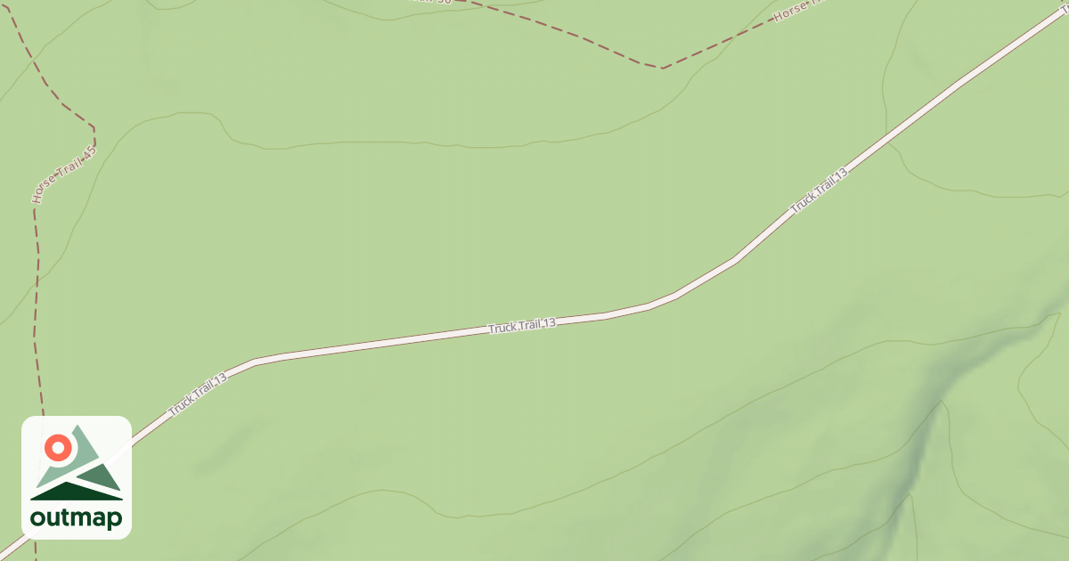 Map of Truck Trail 13