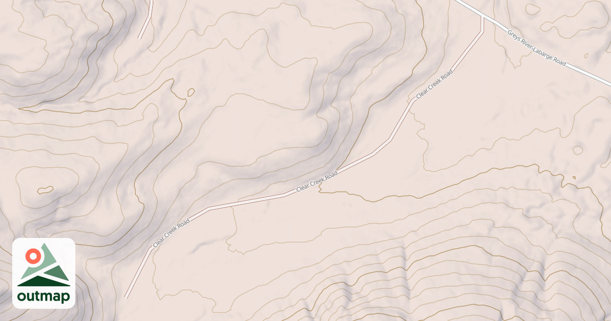 Map of CLEAR CREEK