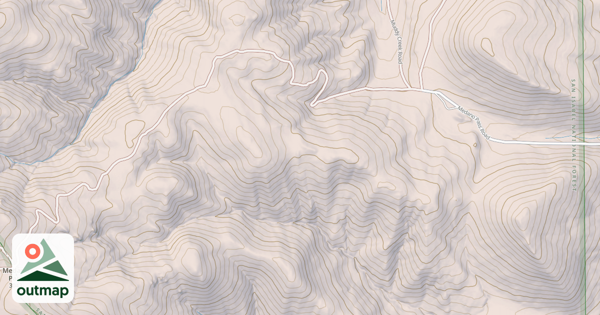 Map of MEDANO PASS