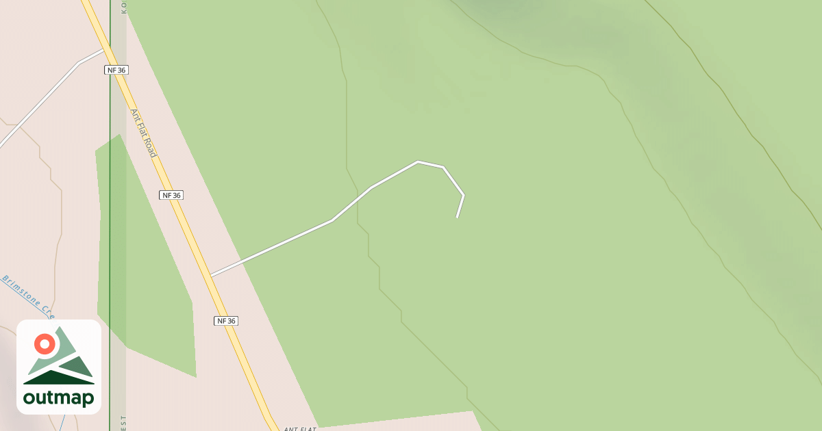 Map of ANT FLAT BUNKHOUSES