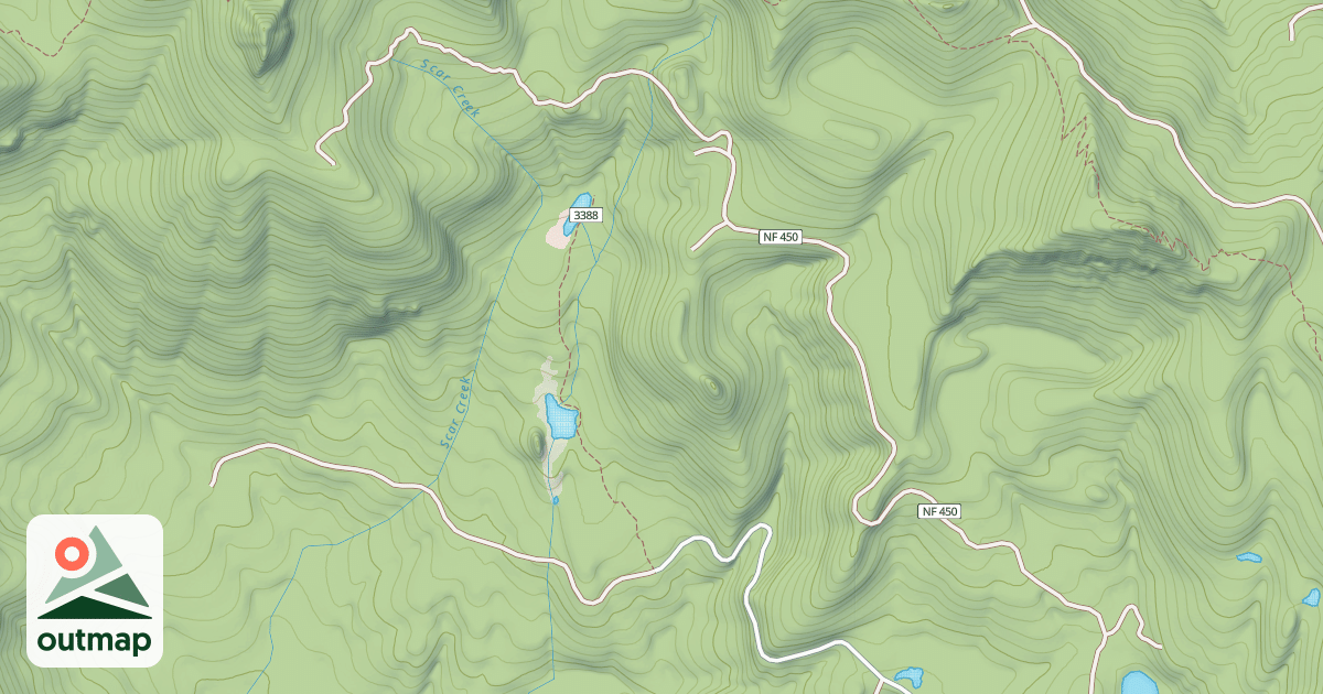 Map of DALY LAKE RD