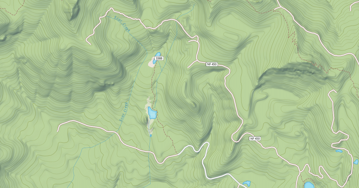 Map preview of DALY LAKE RD