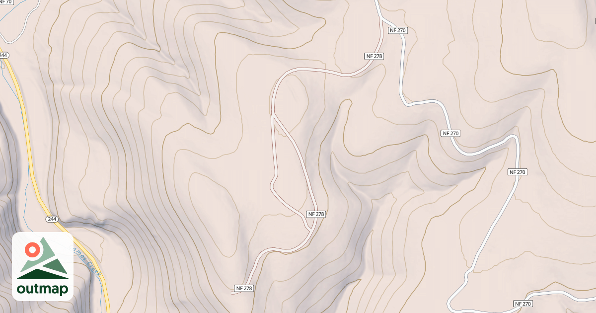 Map of USFS Motor Vehicle Use Map Roads {20476BDA-7400-465E-9872-C751BE86A7AE}
