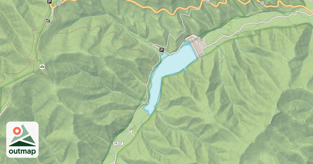 Map of SKIDMORE FORK