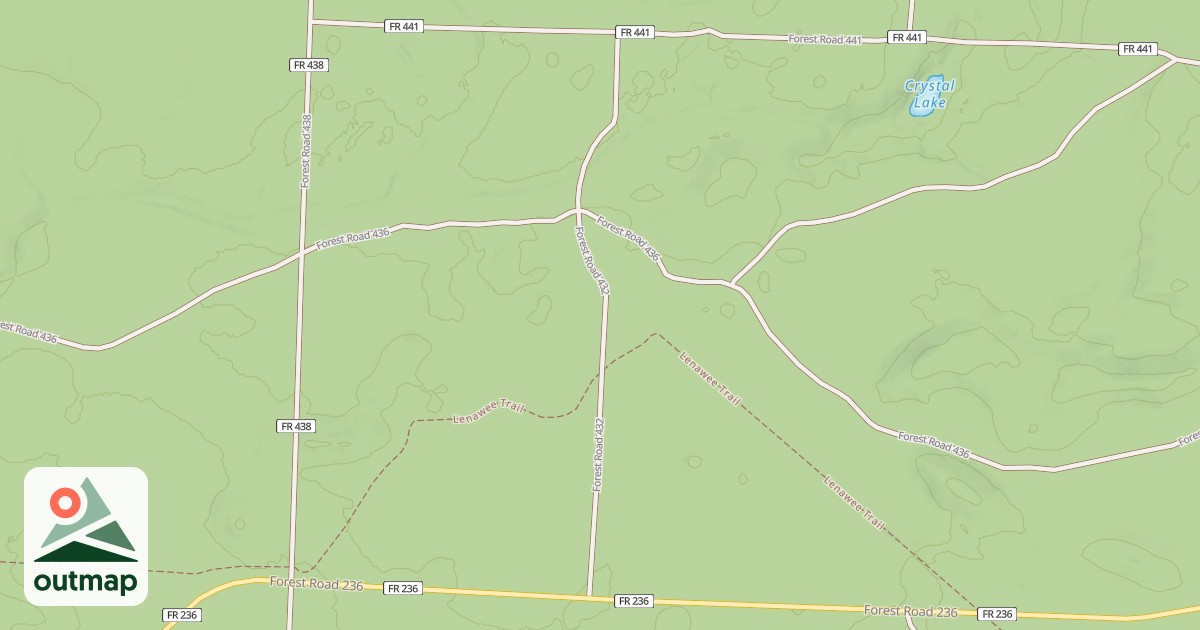 Map of FR 432