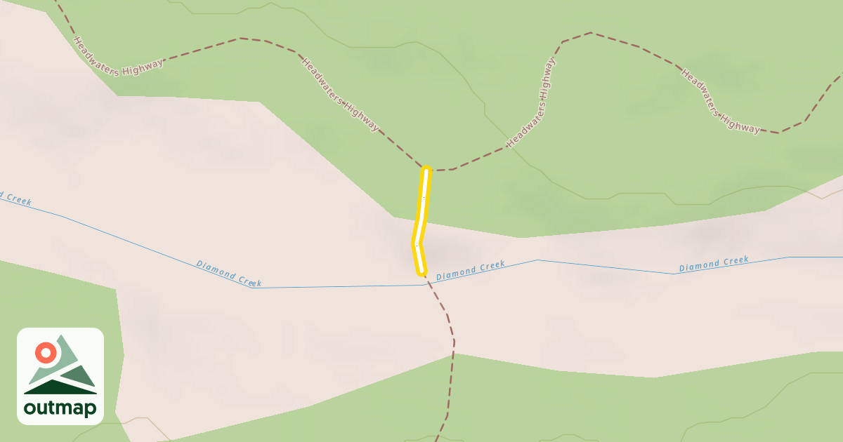 Map of Headwaters Cutoff