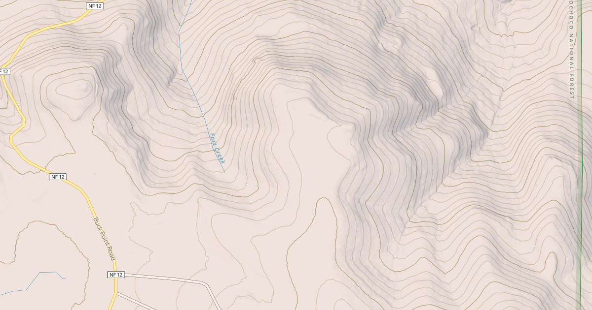 Map preview of USFS National Forest System Roads {36CD474F-5A41-43B6-AC87-AE4380707FDC}
