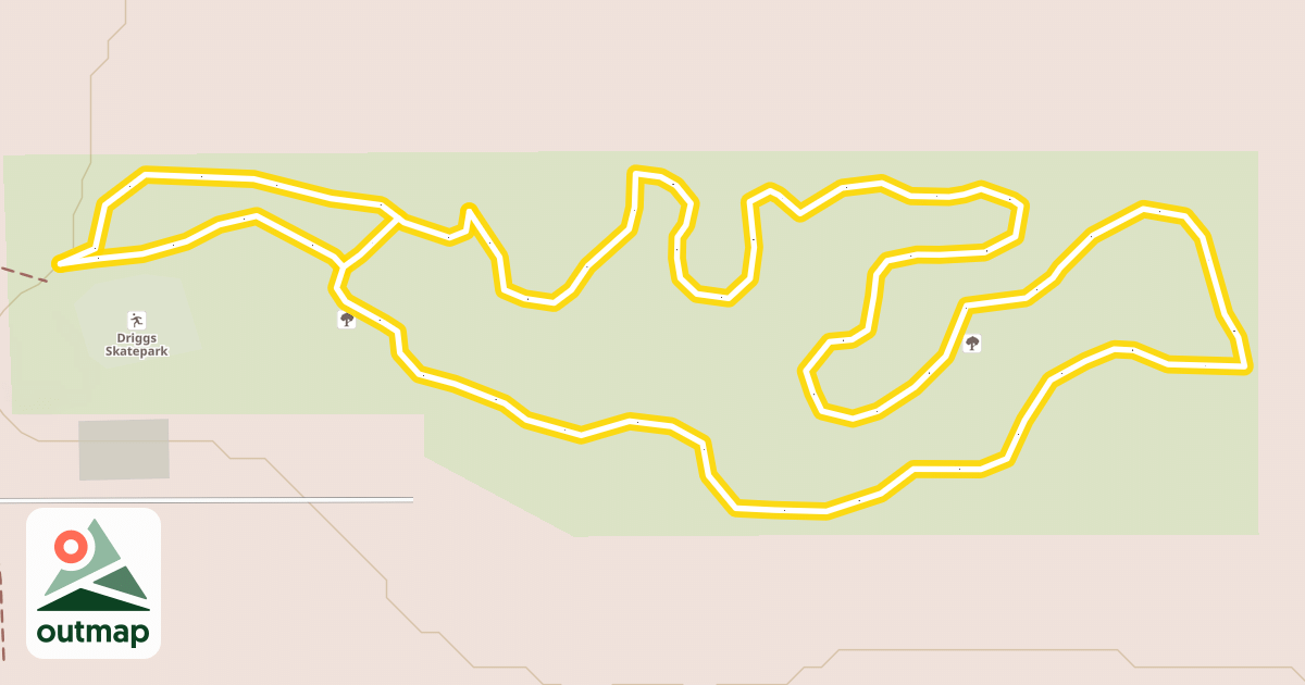 Map of Driggs Skatepark