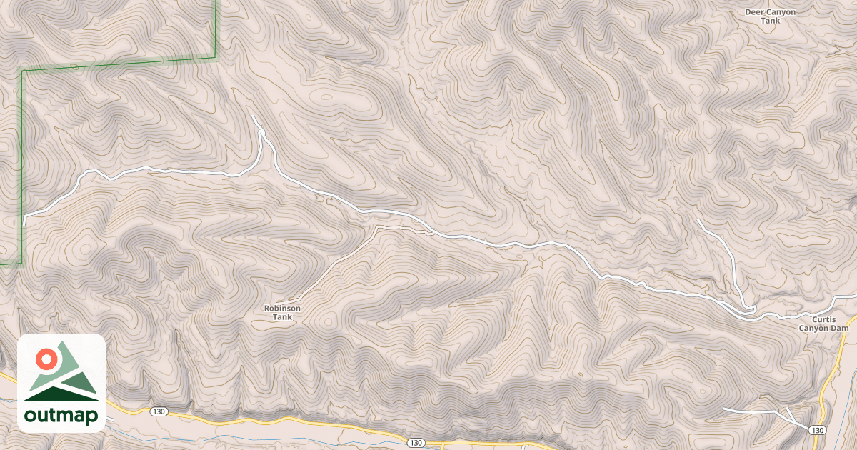 Map of CURTIS CANYON