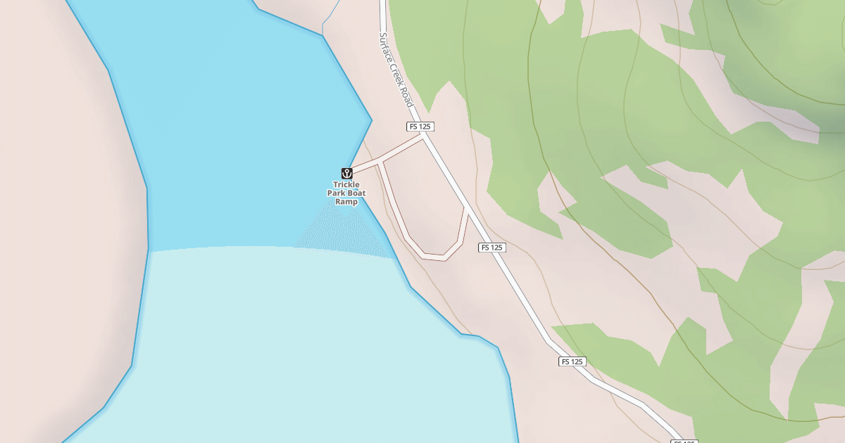 Map preview of TRICKLE PARK RV PARKING