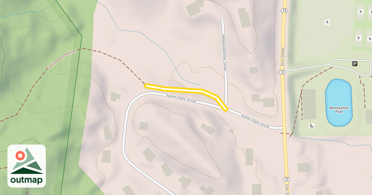 Map of Parks Connector