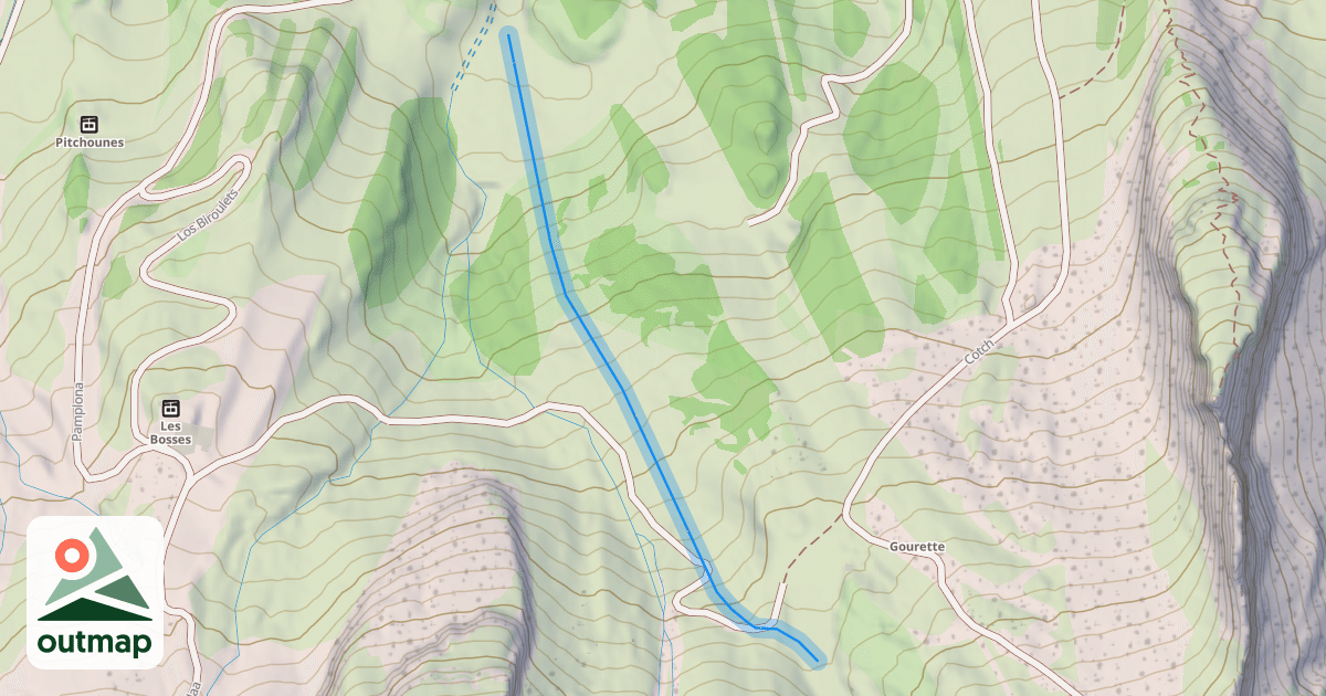 Map of Le "Z" Bas
