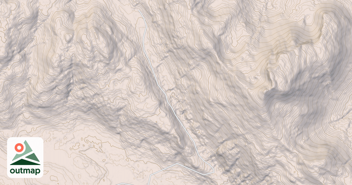 Map of NORTH FORK N
