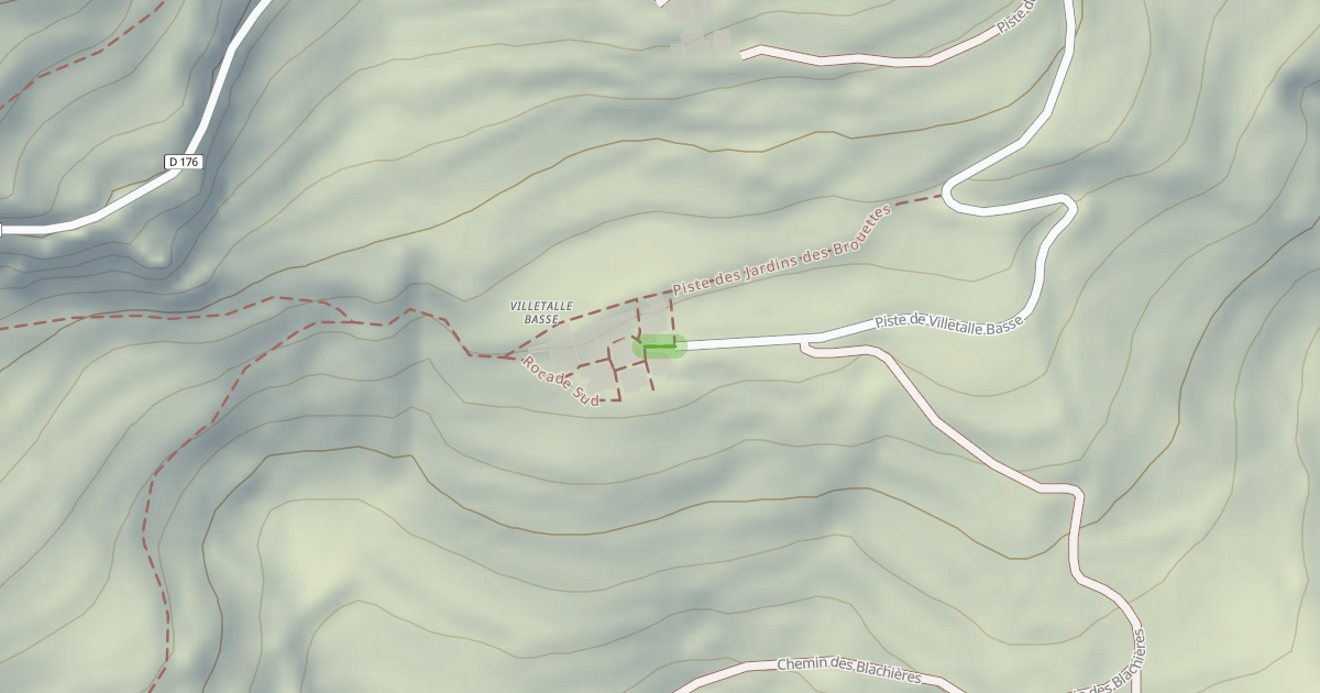 Map preview of Place des Palabres