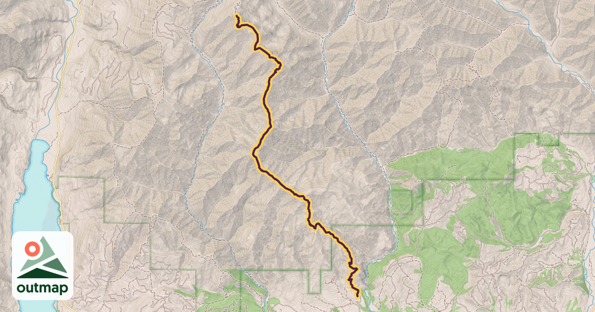 Map of Yellow Hill Trail