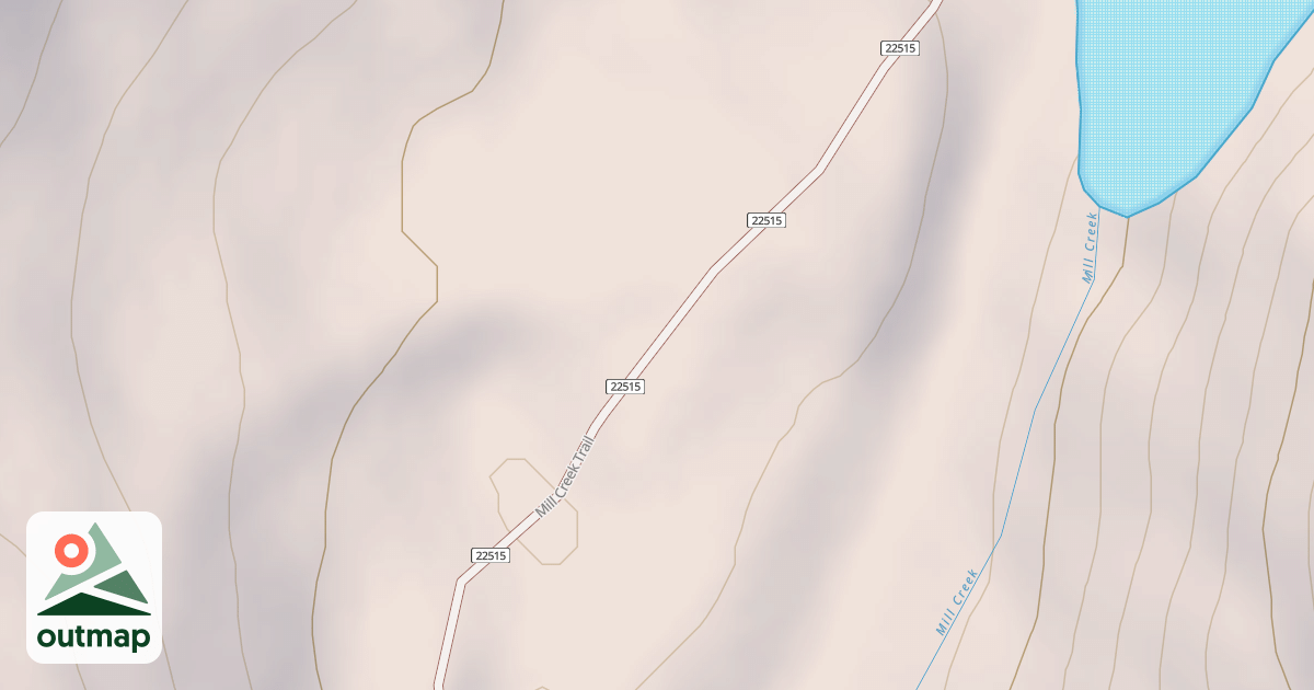 Map of Mill Creek Trail