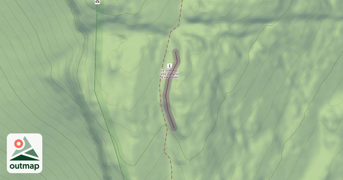 Map of Mur d'escalade