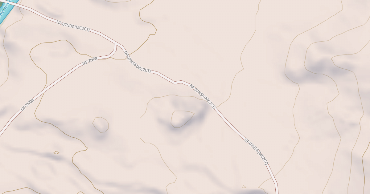 Map preview of USFS National Forest System Roads {5940280A-789E-4C9A-B799-26708DB0D200}