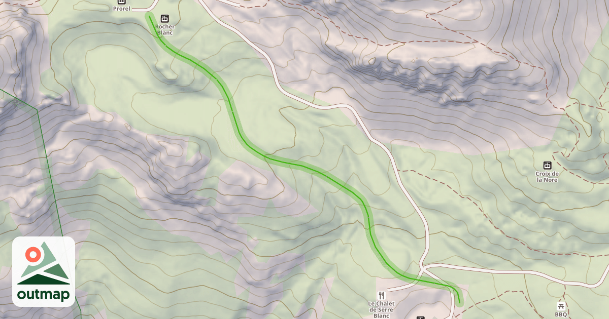 Map of Chauvet