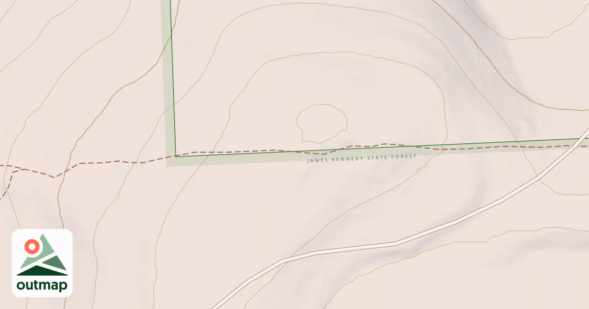 Map of Flt / Snowmobile Trail