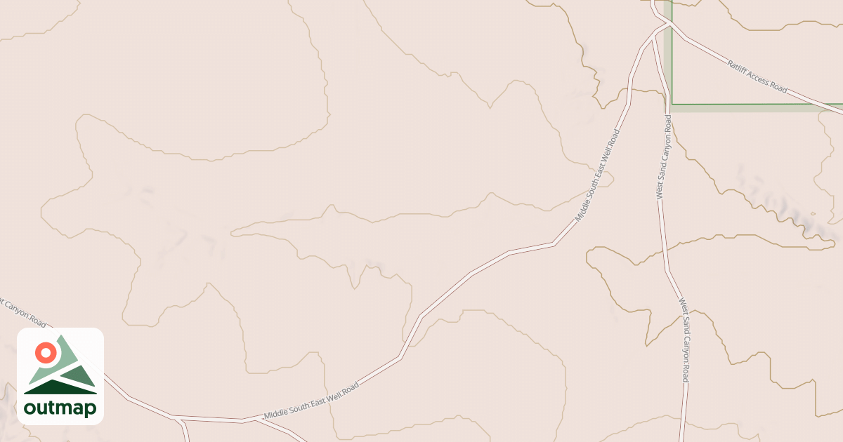 Map of MIDDLE SE WELL