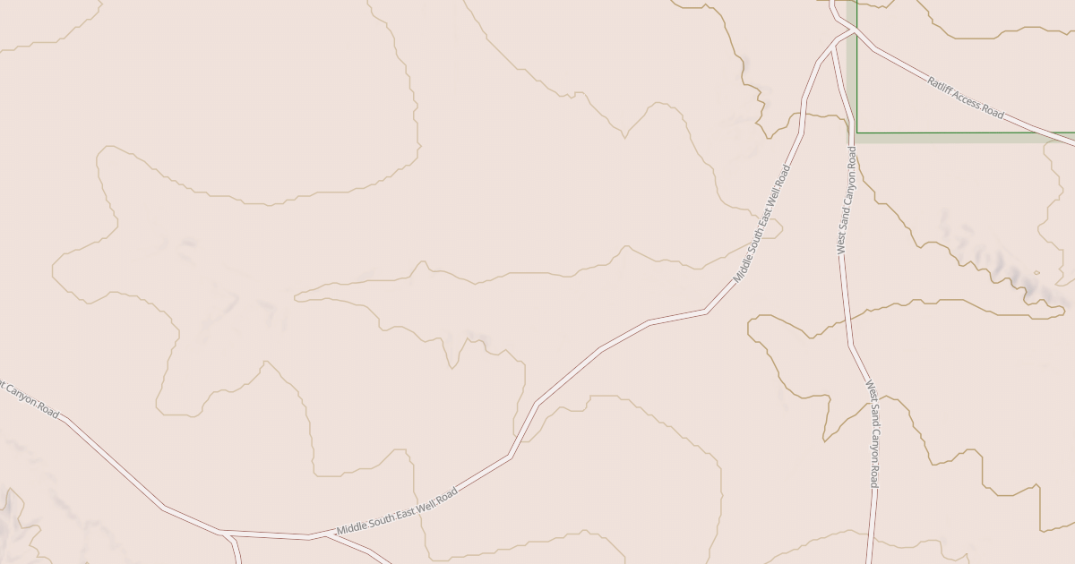Map preview of MIDDLE SE WELL