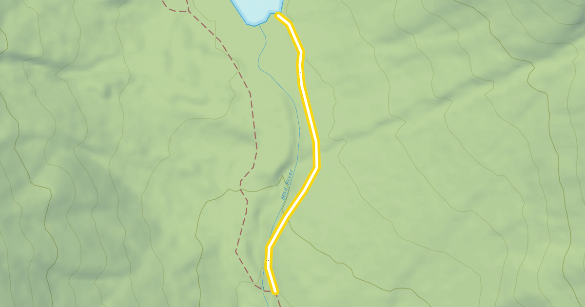 Map preview of Greeley Ponds Ski Trail