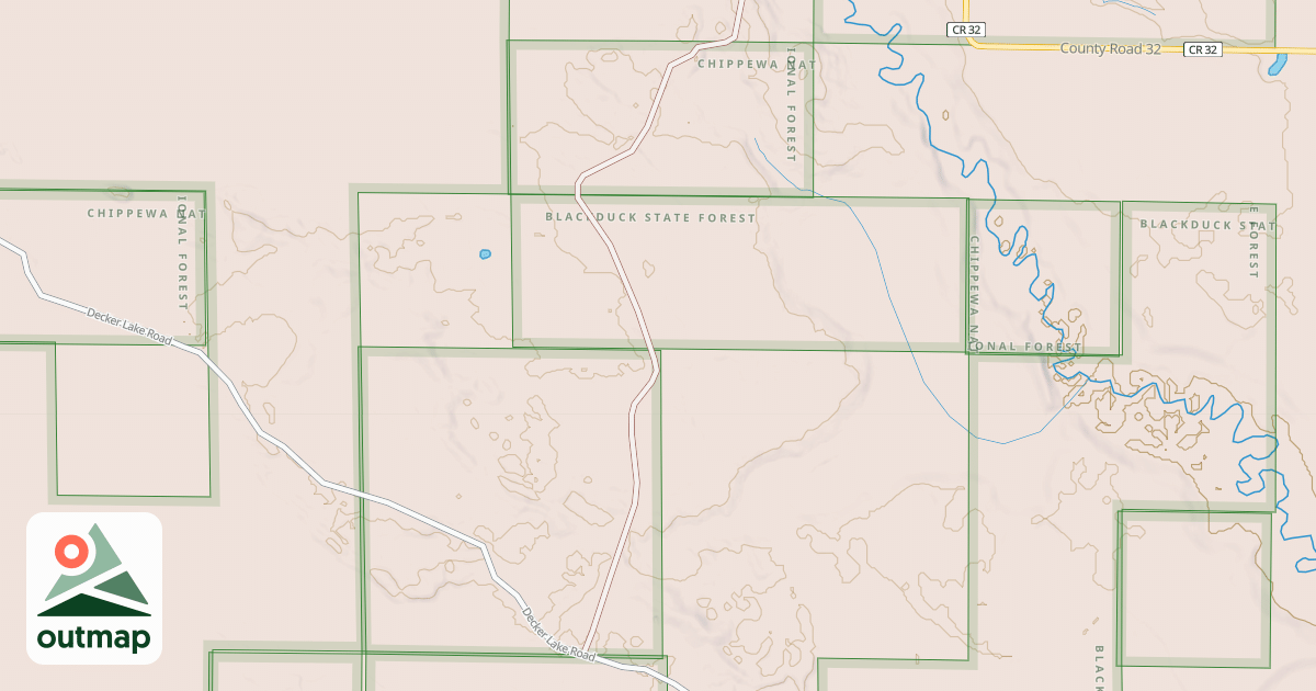 Map of DECKER LAKE SPUR F