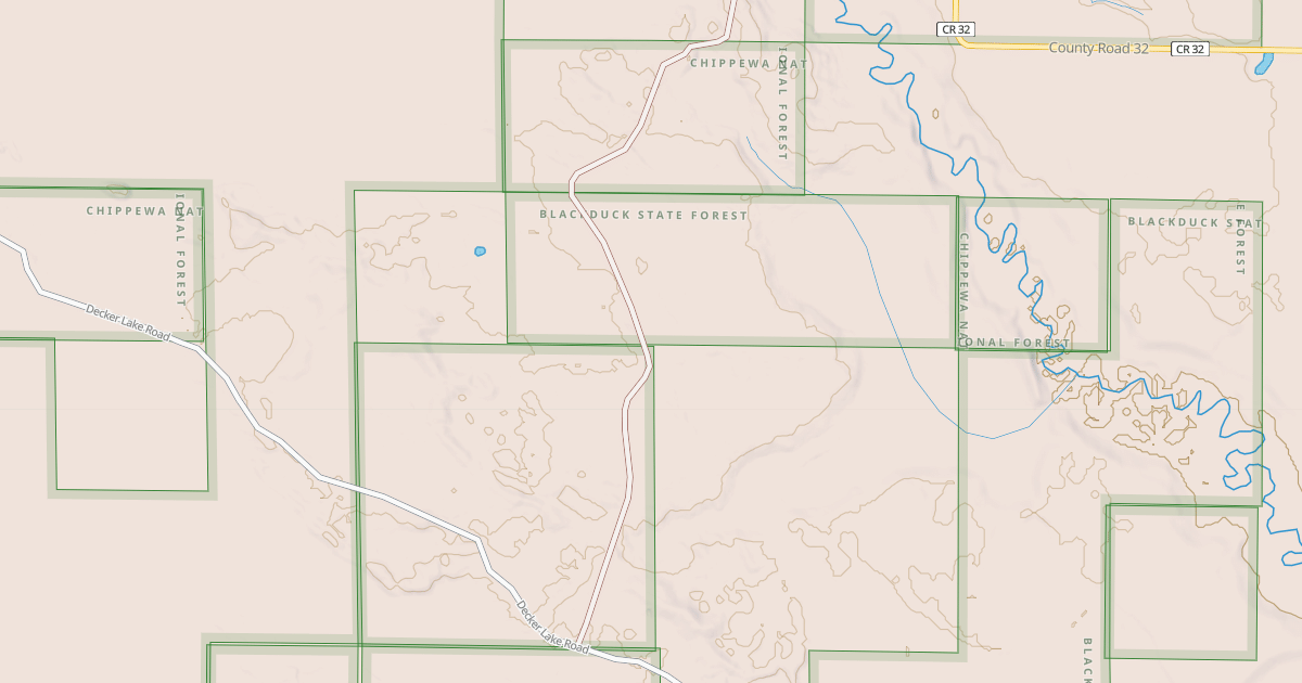 Map preview of DECKER LAKE SPUR F
