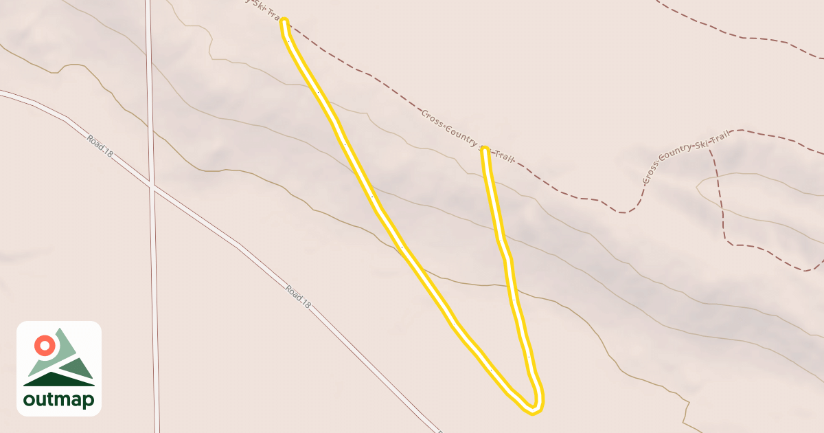 Map of Cross-Country Ski Trail